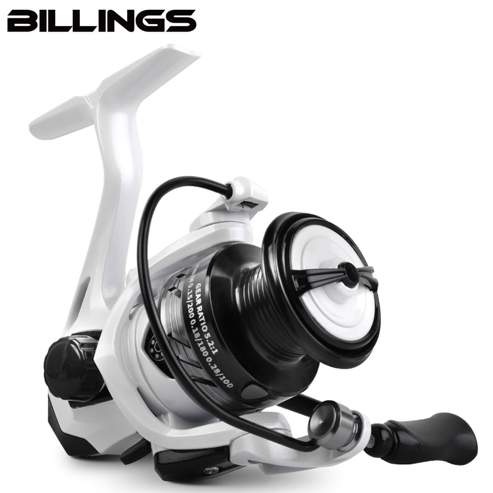 Lightweight Spinning Reel Lightweight Spinning Fishing Reel - 5.2:1 Gear Ratio, 3 Colors, 3 Bearings For Freshwater Fishing Nickel-plated Plastic Reel