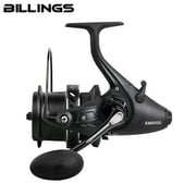 BILLINGS 5000/12000 Carp Spinning Reel Max Double Drag 18kg 5.21/5.11Gear Ratio With Aluminum Spool for Salt FreshwaterFishing