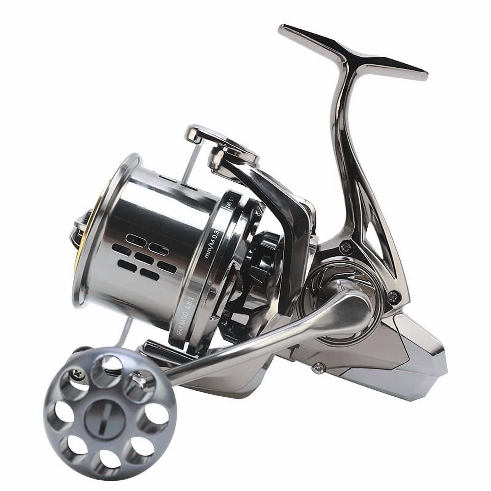 BILLINGS Big Spinning Fishing Reel 8000 10000 12000 Reel Drag 20KG Powerful Reel Saltwater Fresh Water Fishing