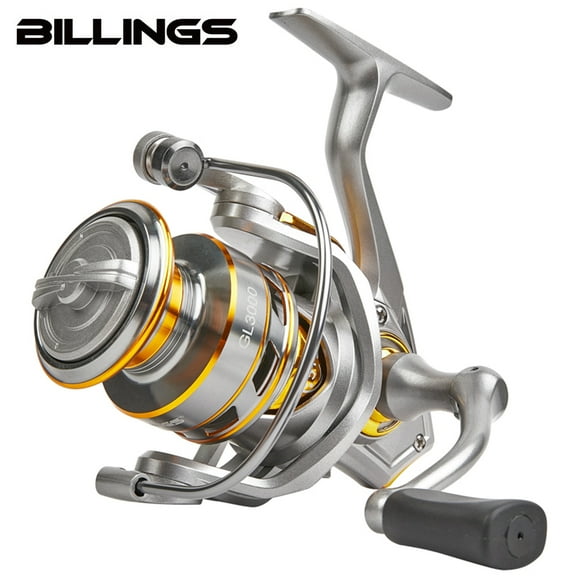 BILLINGS GL Spinning Fishing Reel Metal Spool 5.2:1 Gear Ratio 2000-4000 Saltwater Freshwater Fishing Reel