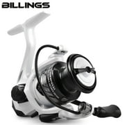 BILLINGS HB 1000-3000 Series, 5.21 Gear Ratio, 17.63 Max Drag, Metal Spool,Spinning Fishing Reel,For Freshwater