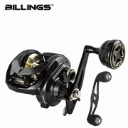 BILLINGS SW Series,6.41 Gear Ratio,Carbon Fiber Shell,35LB Max Drag,Metal Baitcasting Reel,For Freshwater Saltwater