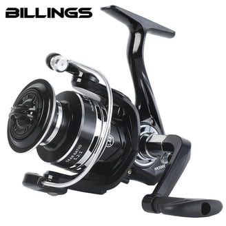 billings reel big fish Spinning Fishing Reel,Up to 44LBs Drag Saltwater Spinning Reel,4.01 Gear Ratio, Stainless-Steel BB Ultra Smooth Powerful,CNC Aluminum Spool,Metal Rocker,Fishing with Anti-Reverse (8000) : Sports & Outdoors BILLINGS Spinning Reels in Fishing