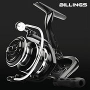 BILLINGS Spinning Fishing Reel AC1000-7000 Fishing Reel Max Drag 10KG with Metal Spool Fold Rocker Left/Rght Interchangeable