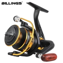 BILLINGS Spinning Reel 1000-7000 Fishing Reels 10KG Max Drag with Metal Spool 5.2:1 Gear Ratio for Freshwater Saltwater Fishing