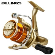 BILLINGS Spinning Reel,Saltwater Freshwater Fishing Reel,22LB Max Drag,5.21 Gear Ratio,With Metal Spool&Fold Rocker