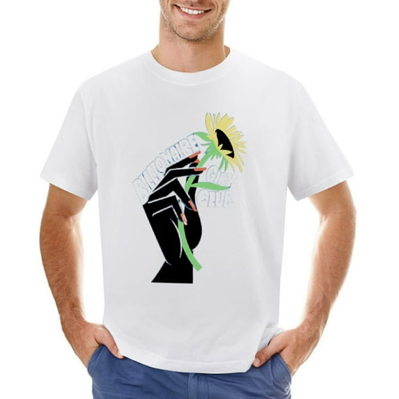 BILLIONAIRE GIRLS CLUB Men’s Graphic T-shirt Vintage Short Sleeve Sport Tee White M