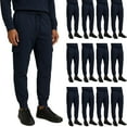 thumbnail image 1 of BILLIONHATS 12 Pack Mens Cargo Jogger Sweatpants, Assorted Colors & Sizes from S M L XL 2XL, Great for Homeless Shelter Donations, Cargo and Regular Pockets, 1 of 7