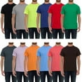 thumbnail image 1 of BILLIONHATS 12 Pack Plus Size Men's Cotton T-Shirt Bulk Big & Tall Short Sleeve Lightweight Premium Fitted Classic Tees, Size 3X-Large, 1 of 5