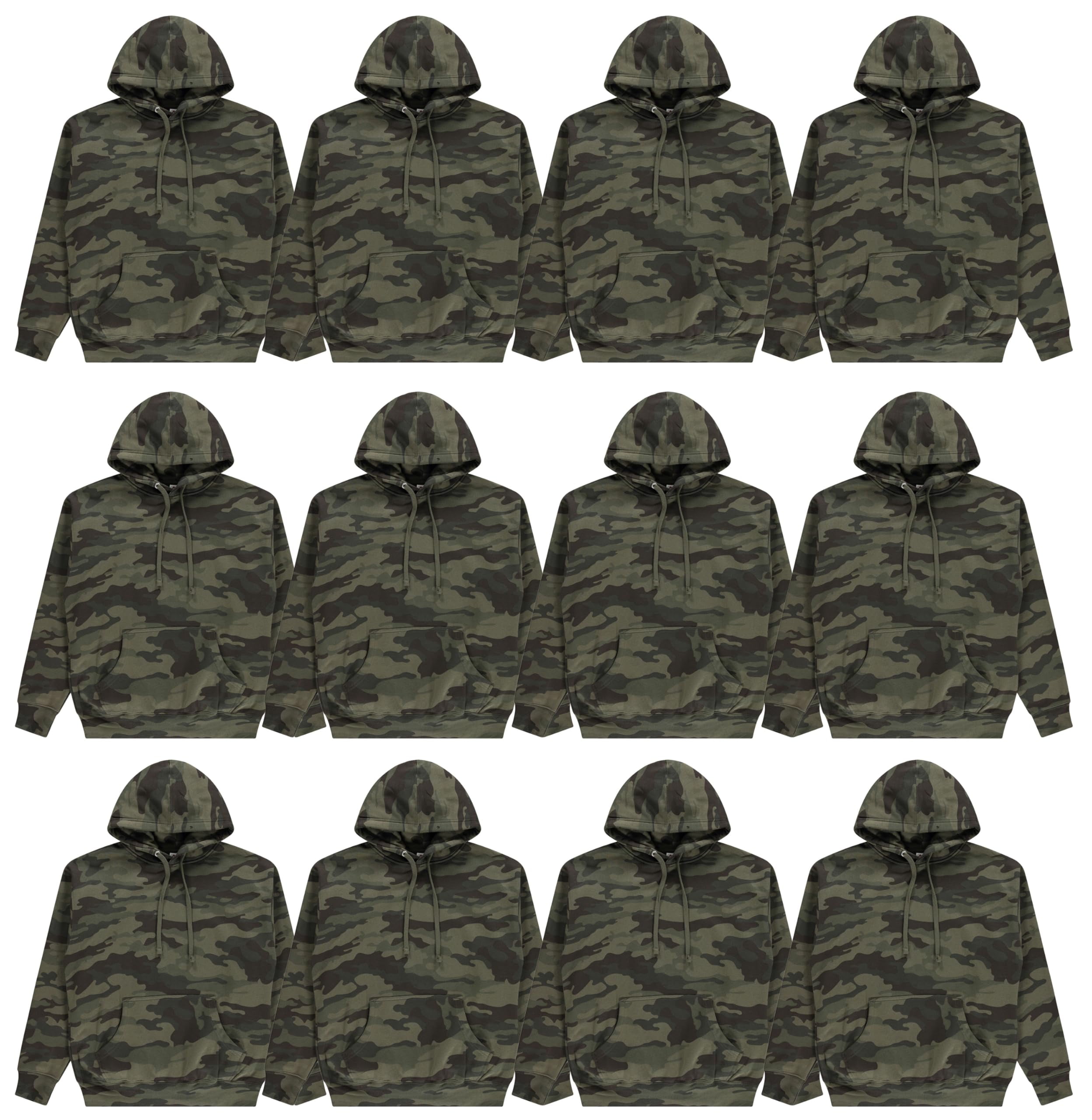BILLIONHATS 12 Pack Wholesale Green Camo Hoodie Kuwait Ubuy