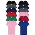 thumbnail image 1 of BILLIONHATS 12 Pack of Womens T-Shirts in Bulk, Cotton Crew Neck Scoop Short Sleeve Tees Assorted Colors Bulk, 1 of 7