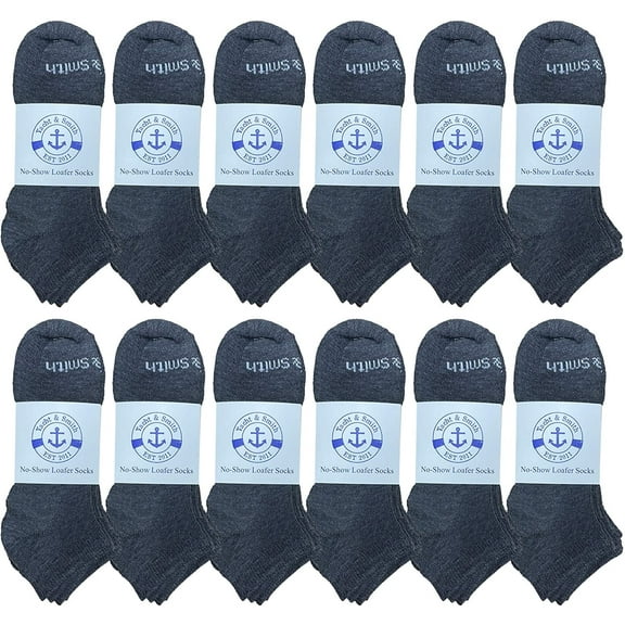 BILLIONHATS 12 Pair Women's Low Cut Ankle Socks, Thin Lightweight Breathable Wholesale Sport Bulk Socks, Size, 9-11 (12 PACK HEATHER GRAY)