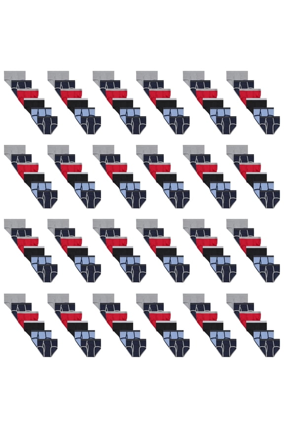 144 Pack Boys Cotton Underwear Briefs, Assorted Colors Underpants for Children, Bulk Brief Wholesale Donation Homeless Charity Packs, Size (Small)