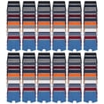 thumbnail image 1 of BILLIONHATS 144 Pack of Mens Boxer Briefs Wholesale, Colorful Cotton Mens Underwear in Bulk, Donating For Homeless Shelters, Charity, Up to 3XL, 1 of 7