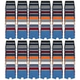 thumbnail image 1 of BILLIONHATS 144 Pack of Mens Boxer Briefs Wholesale, Colorful Cotton Mens Underwear in Bulk, Donating For Homeless Shelters, Charity, Up to 3XL, 1 of 7