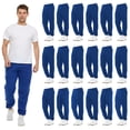 thumbnail image 1 of BILLIONHATS 18 Pack of Wholesale Mens Jogger Sweatpants, Homeless Shelter Donation Case, Comfy Bulk Joggers for Men (Royal Blue, Medium), 1 of 7