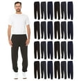 thumbnail image 1 of BILLIONHATS 24 Pack Adult Joggers Pants, Mixed Assortment Colorful Jogger Bulk Sweatpants Wholesale for Donations, Homeless, 1 of 7