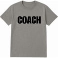 thumbnail image 1 of BILLIONHATS 24-Pack Gray Coach T-Shirt Size 2XL – Cotton Blend Printed in USA for Sports & Team Leaders, 1 of 2