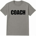 thumbnail image 1 of BILLIONHATS 24-Pack Gray Coach T-Shirt Size L – Cotton Blend Printed in USA for Sports & Team Leaders, 1 of 2