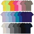 thumbnail image 1 of BILLIONHATS 24 Pack Mens Cotton Short Sleeve Lightweight T-Shirts, Bulk Crew Tees for Guys, Mixed Bright Colors Bulk Pack, 3XL, 1 of 7