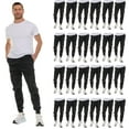 thumbnail image 1 of BILLIONHATS 24 Pack of Wholesale Mens Jogger Sweatpants, Homeless Shelter Donation Case, Comfy Bulk Joggers for Men (Black Camo, 2X-Large), 1 of 7