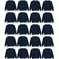 thumbnail image 1 of BILLIONHATS 24 Packs Of Mens Crewneck Sweatshirts in Bulk, Cotton, Wholesale Screenprinting Sweat Shirts For Men, Layer Shirt, 1 of 2