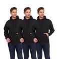 thumbnail image 1 of BILLIONHATS 3 Pack Mens Hoodie Sweatshirts, Cotton Blend, Bulk Adults Hoodies Sweatshirt, 1 of 7