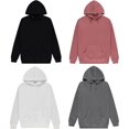thumbnail image 1 of BILLIONHATS 4 Pack Of Youth Pullover Hoodies For Boys And Girls - Teen Size Bulk Hooded Sweatshirts With Kangaroo Pocket, Teen Sweatshirts, SIZE Large 14/16, 1 of 6
