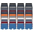 thumbnail image 1 of BILLIONHATS 48 Pack of Mens Boxer Briefs Wholesale, Colorful Cotton Mens Underwear in Bulk, Donating For Homeless Shelters, Charity, Up to 3XL, 1 of 7