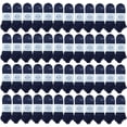 thumbnail image 1 of BILLIONHATS 48 Pair Women's Low Cut Ankle Socks, Thin Lightweight Breathable Wholesale Sport Bulk Socks, Size, 9-11 (48 PACK NAVY), 1 of 5