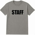 thumbnail image 1 of BILLIONHATS 6-Pack Gray Staff T-Shirt Size 3XL – Cotton Blend Printed in USA for Work or Events, 1 of 2