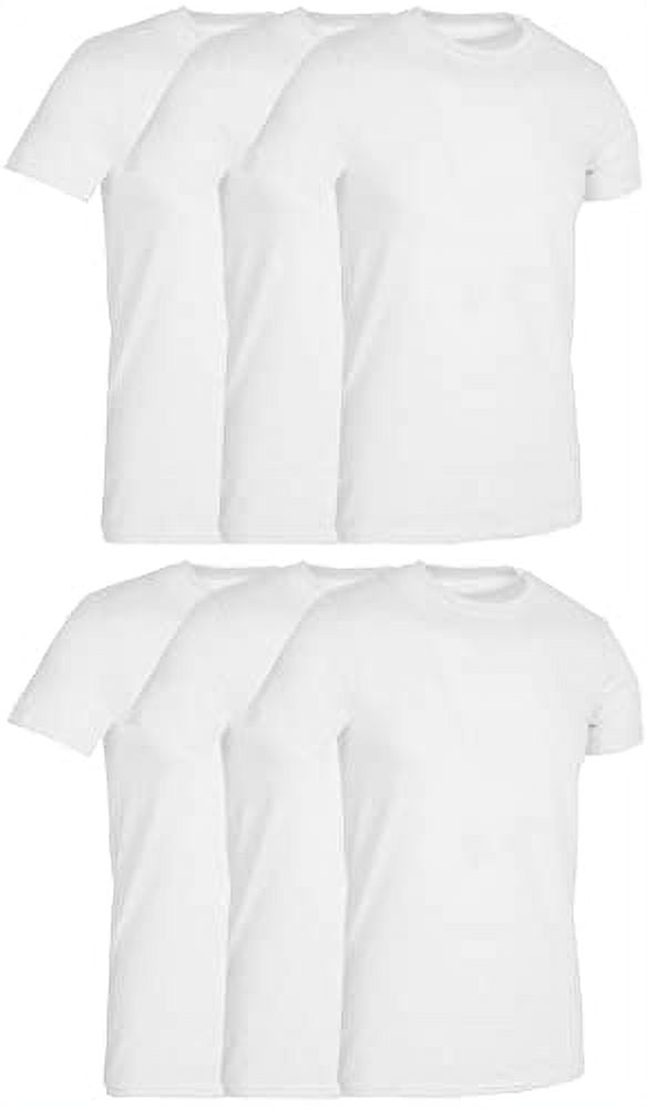 BILLIONHATS 6 Pack Men's Cotton T-Shirt Bulk Packs, Big Tall Short ...