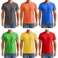 thumbnail image 1 of BILLIONHATS Men’s Cotton T-Shirt 6 Pack, Big Tall Short Sleeve Lightweight Tees for Men, Packs of Bulk T-Shirts (7X-Large), 1 of 7