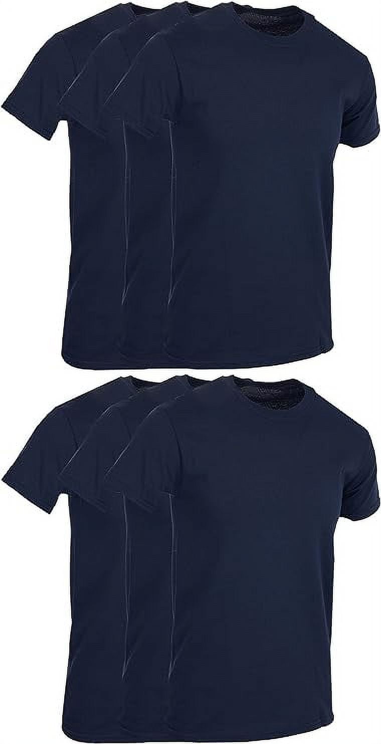 BILLIONHATS 12 Pack Mens Long Sleeve Colorful T-Shirts, 100% Cotton - Crew  Neck Bulk Tees for Men, Wholesale Sleeved Tshirt Packs, 5X-Large