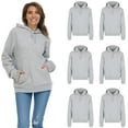 thumbnail image 1 of BILLIONHATS 6 Pack Womens Hoodie Oversized Sweatshirts, Cotton Blend, Bulk Adults Hoodies Sweatshirt, 1 of 1