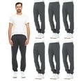thumbnail image 1 of BILLIONHATS 6 Pack of Wholesale Mens Jogger Sweatpants, Homeless Shelter Donation Case, Comfy Bulk Joggers for Men, 1 of 9