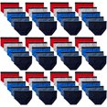 thumbnail image 1 of BILLIONHATS 60 Pack Mens Cotton Briefs - Size 2X Only - Bulk for Homeless Shelters and Donations, Men 2X-Large, 1 of 2