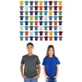 thumbnail image 1 of BILLIONHATS 72 Pack Kids Cotton Tshirts Bulk, Wholesale Childrens T-shirts, Mixed Assorted Sizes and Colors, Unisex Children Tees, Lightweight Tshirt Packs for Boys Girls MIXED SIZES ASST COLORS, 1 of 7