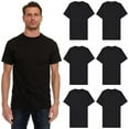 thumbnail image 1 of BILLIONHATS Men’s Cotton T-Shirt 6 Pack, Big Tall Short Sleeve Lightweight Tees for Men, Packs of Bulk T-Shirts (5X-Large), 1 of 7