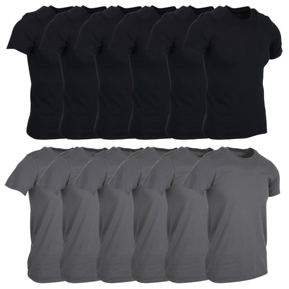 BILLIONHATS Mens Cotton Short Sleeve Lightweight T-Shirts, Bulk Crew Tees for Guys, Solid Bright Colors T-Shirt (Orange, Small, s)