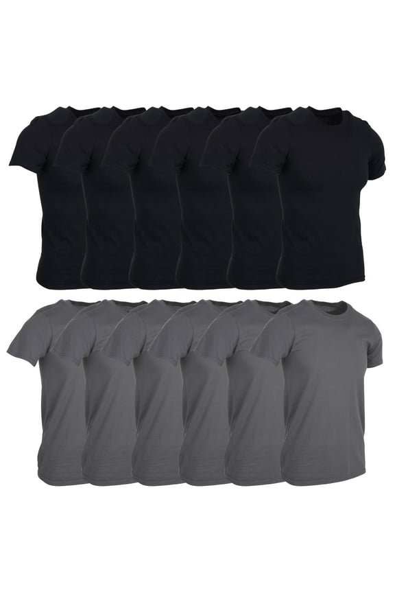 Mens Cotton Short Sleeve Lightweight T-Shirts, Bulk Crew Tees for Guys, Solid Bright Colors T-Shirt (Orange, Small, s)