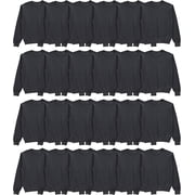 BILLIONHATS 24 Pack Mens Crewneck Sweatshirts in Bulk, Cotton, Wholesale Screenprinting Sweat Shirts For Men, Layer Shirt Gray, Small