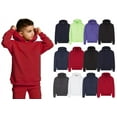 thumbnail image 1 of BILLIONHATS Wholesale 12 Pack Kids Hoodie Sweatshirts Bulk Hoodies for Children, Warm Hooded Shirt Boys Girls Unisex, Donations Camp 12 PACK SIZE MEDIUM, 1 of 6