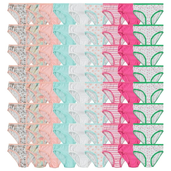 BILLIONHATS Wholesale Girls Panties Underwear in Bulk, Cotton, Multiple Prints Colors, For Children and Toddlers Underpants