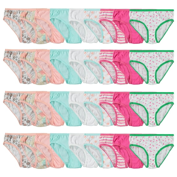 BILLIONHATS Wholesale Girls Panties Underwear in Bulk, Cotton, Multiple Prints Colors, For Children and Toddlers Underpants