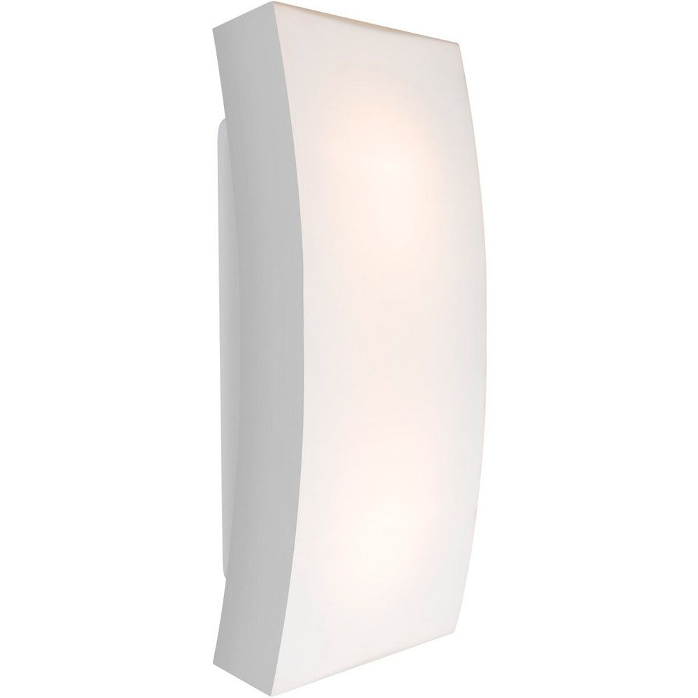 BILLOW15-LED-SL Besa Lighting Billow 15 - 2 Light Outdoor Wall Mount-Silver Finish-LED Lamping Type