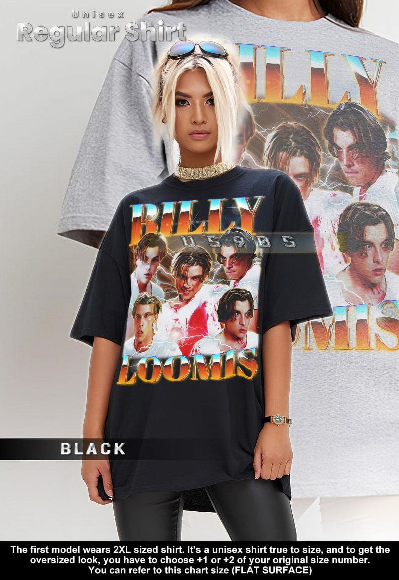BILLY LOOMIS 90s T-shirt, Billy Loomis Retro Tees, Scream Billy Loomis