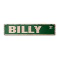 thumbnail image 1 of BILLY Vintage Plastic Street Sign Childrens Name Room Sign | Indoor/Outdoor |  24" Wide, 1 of 4