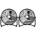 thumbnail image 1 of BILT HARD 12" High Velocity Floor Fan, 1650 CFM 3-Speed Powerful Airflow Fan, Heavy Duty Metal Fan with 180-Degree Tilt for Bedroom, Home, Residential Use, 2 Pack, 1 of 7