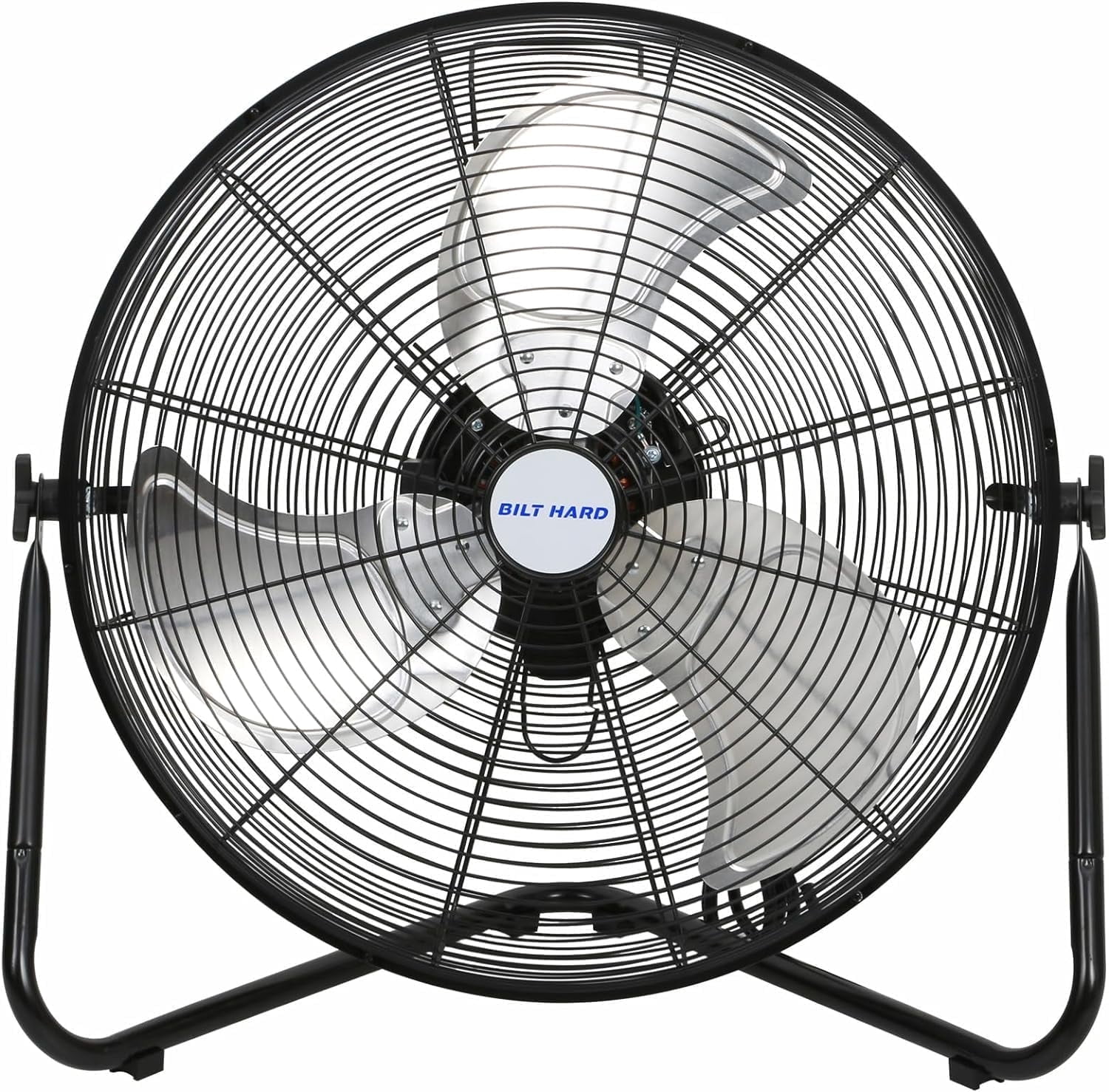 BILT HARD 20" High Velocity Floor Fan, 4600 CFM 3-Speed with Wall-Mounting System, Heavy Duty Metal Industrial Fans for Garage, Warehouse, Basement